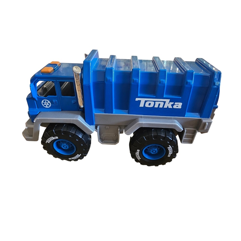 Tonka Mighty Metal fleet Garbage Truck Toy Vehicle Construction Play Kids 8" in - Picture 2 of 4